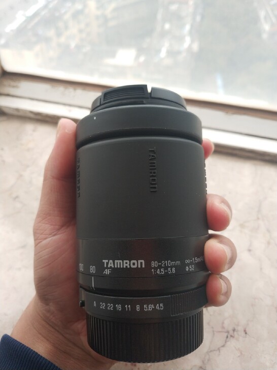 宾得口，腾龙镜头80-210mm。几乎全新...