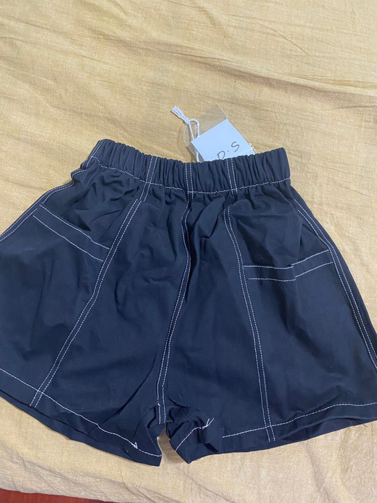 百搭高腰休闲工装短裤女2021夏新品ins...