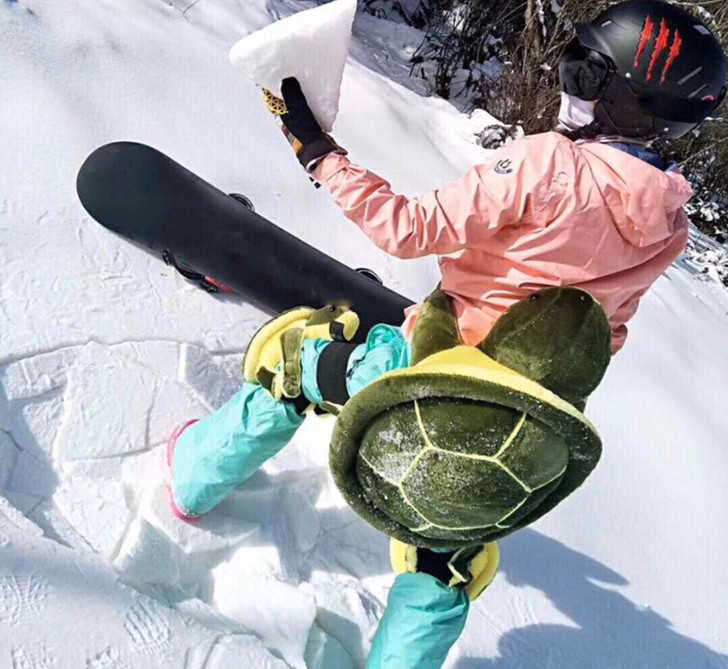 滑雪护具，滑雪小白必备，摔跤真的不疼，保护...