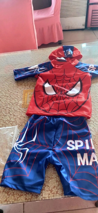 儿童泳衣分体三件套，中小童宝宝2-8岁温泉...