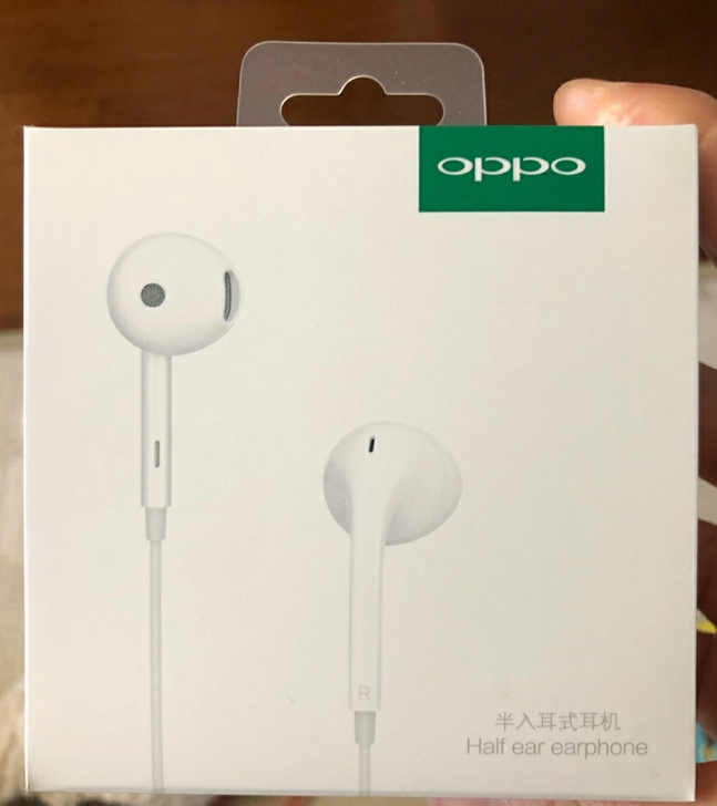oppo有线耳机便宜处理，开封很新！