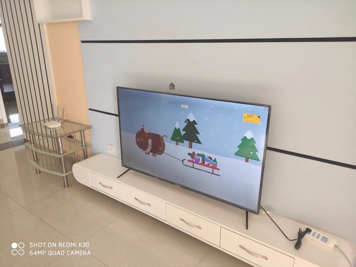 Haier/海尔55英寸全面屏4K智享语音...