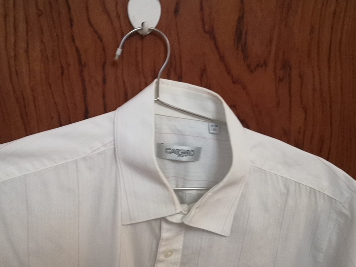 5新cartelo男士条纹衬衫，41码短袖...