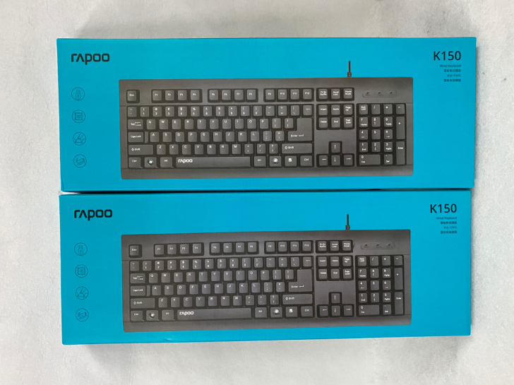 全新雷柏usb键盘 单键盘k150 办公家...