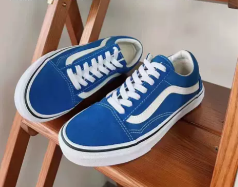 正品Vans Old Skool 天蓝色低...