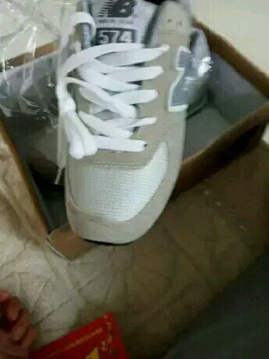 包邮全新新百伦574反光男鞋女鞋元祖灰元祖...