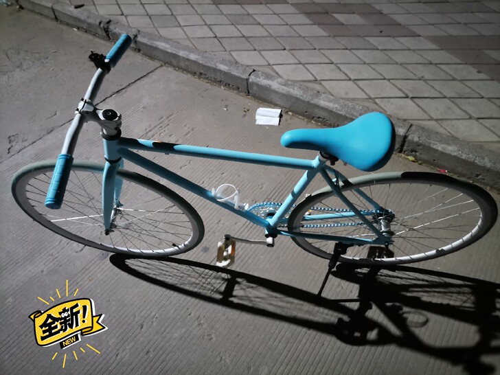 全新死飞倒刹神车，轻便车身，充气胎