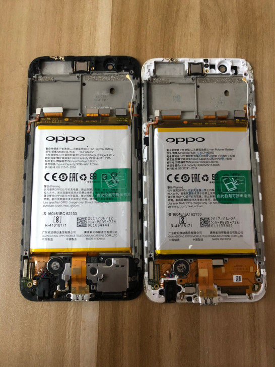 OPPO R11 R11原装拆机中框前壳支...