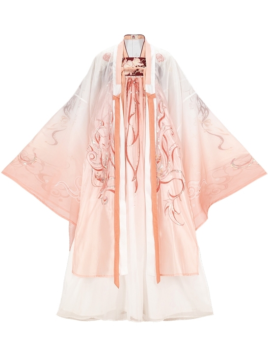 汉尚华莲X非人哉漫画联名款九月汉服女九尾狐...