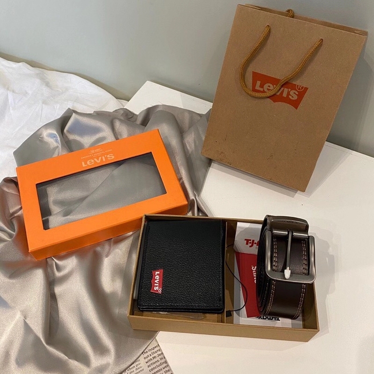 李维斯皮带钱包男李维斯皮带钱包套盒 ，39...