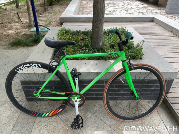 死飞 自行车 原漆 拿回去喷漆方便 带一个...