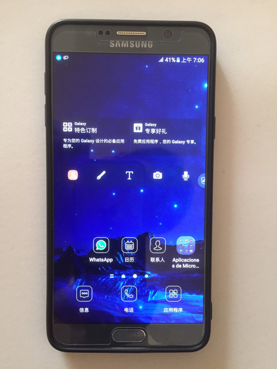 三星 note 5，功能一切正常，32G内...