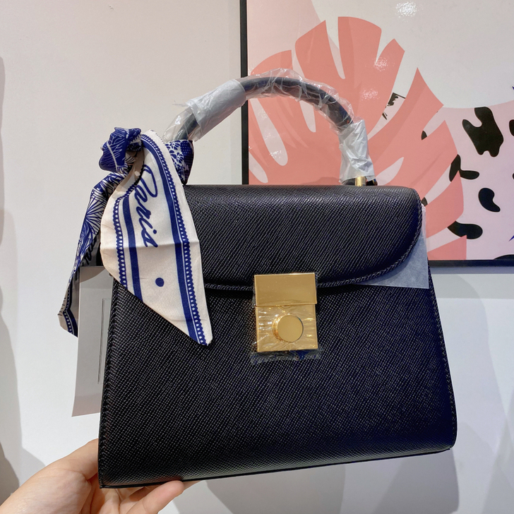 鳄鱼纹小方包单肩斜挎手提包女气质女神202...