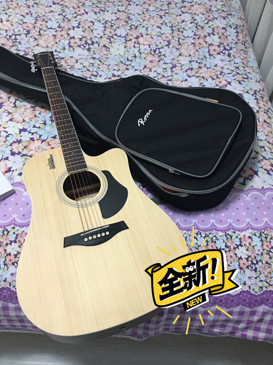 【吉他清仓处理】单板吉他全新38寸单板吉他...