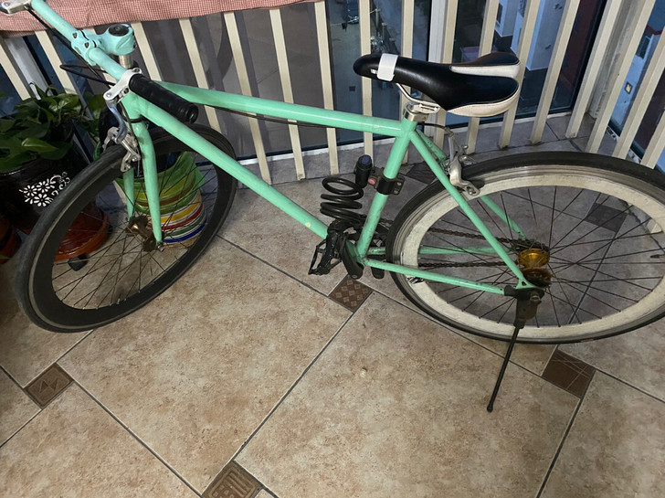 有刹闸死飞活飞 高中用了三年 毕业闲置出