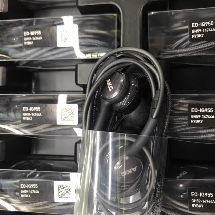 三星akg原装耳机s8+线控入耳式note...