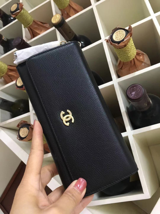 啄木鸟全新牛皮长款三折钱包特价出