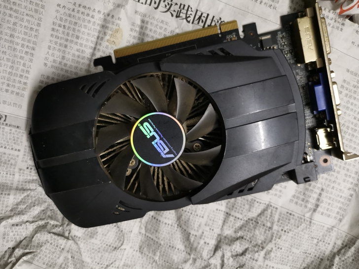 出片华硕650/1g显卡，正常使用，功能完...