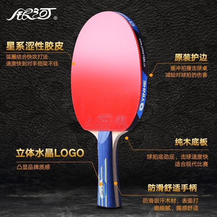 银河10星乒乓球拍专业正品银河10星乒乓球...