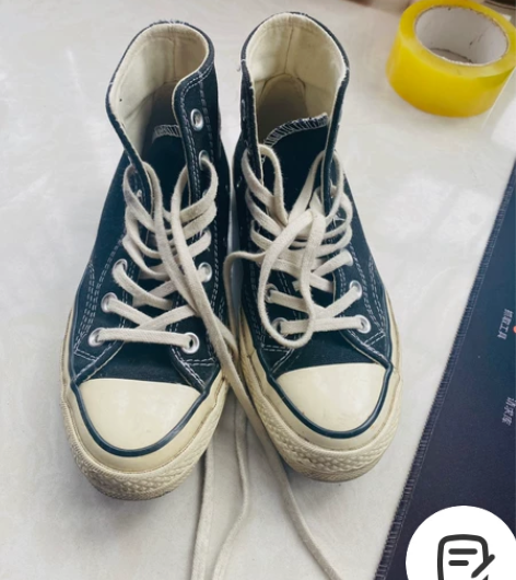 匡威鞋 好像是1970s？ 所见即所得，吹...