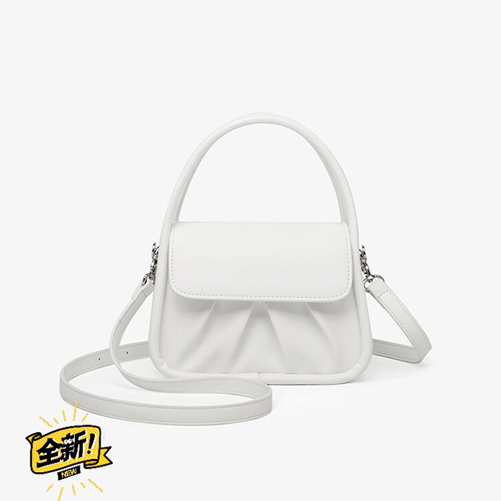 褶皱女包2021新款潮牌褶皱感手提包简约立...