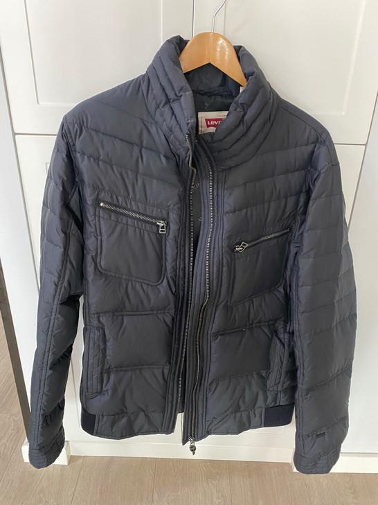 Levis,夹克款式羽绒服,适合体重160...