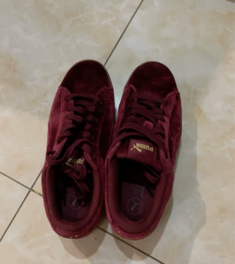 PUMA 彪马 反绒款板鞋 厚底休闲鞋 3...