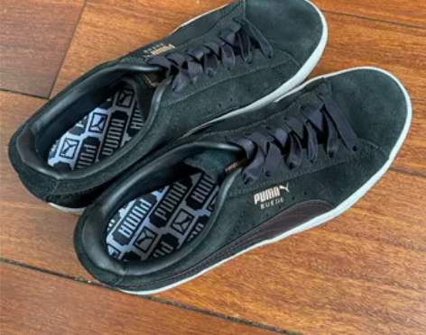 puma彪马黑色板鞋,运动休闲板鞋,尺码:...