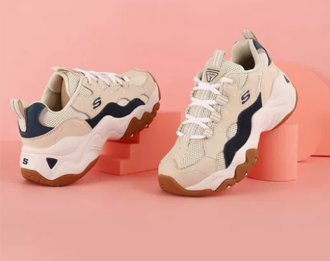 Skechers斯凯奇林允同款老爹鞋男女情...