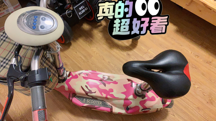 超可爱，很方便，此车能折叠，可以放后备箱。
