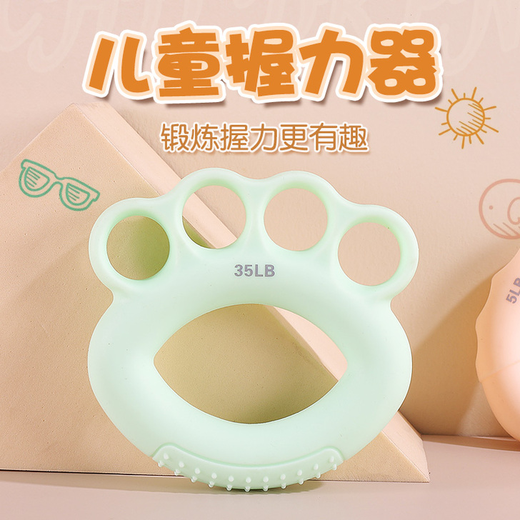 儿童硅胶握力器专业练手力手劲小学生握力圈橡...