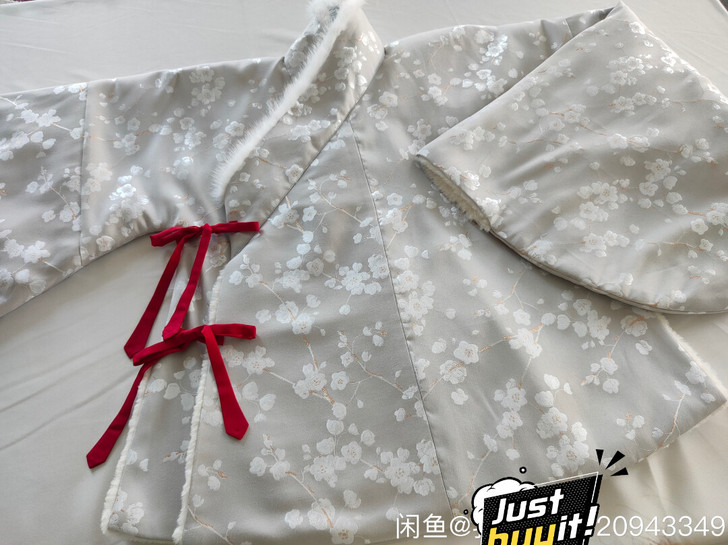 佛系收个踏云馆 加绒交领琵琶袖上袄 L