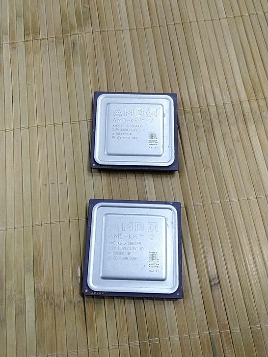 陶瓷cpu 收藏爱好就拍了AMD K6