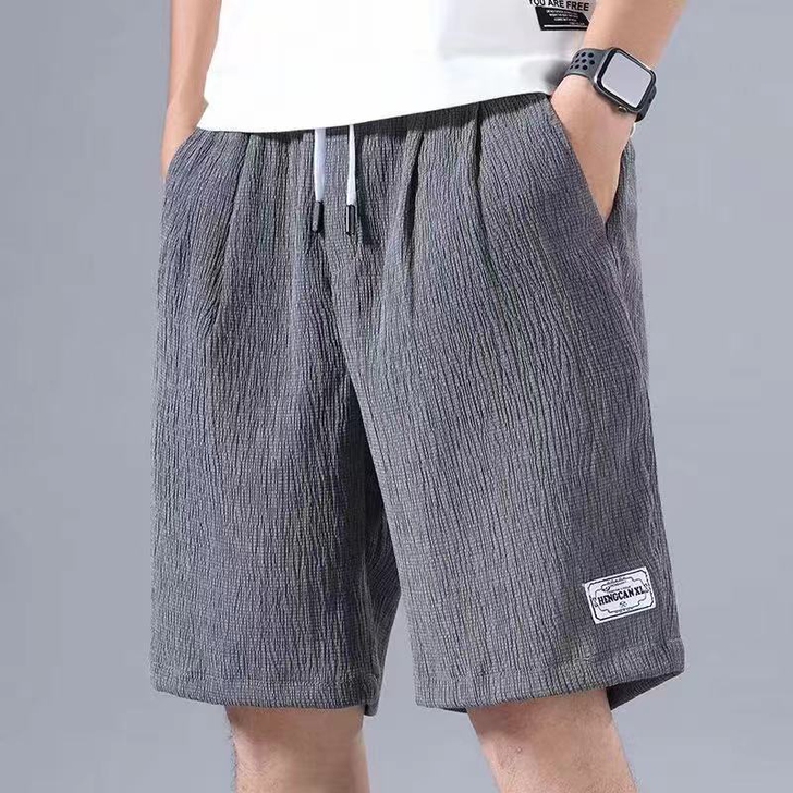 全新包邮2021夏季短裤男冰丝薄款宽松运动...