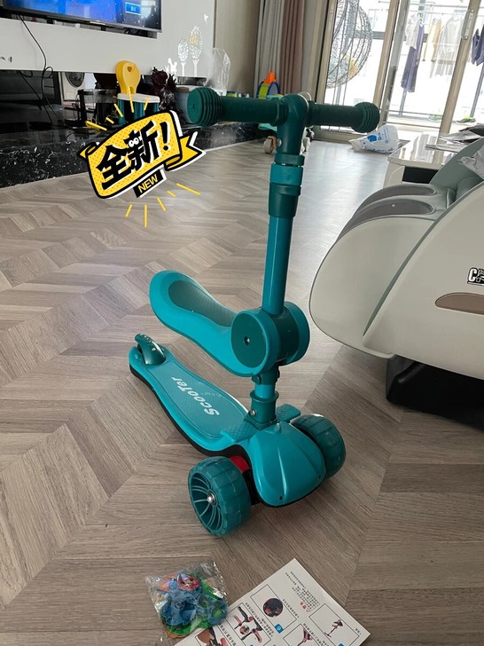 【现货秒发】原价398高端三合一宝宝滑板车...