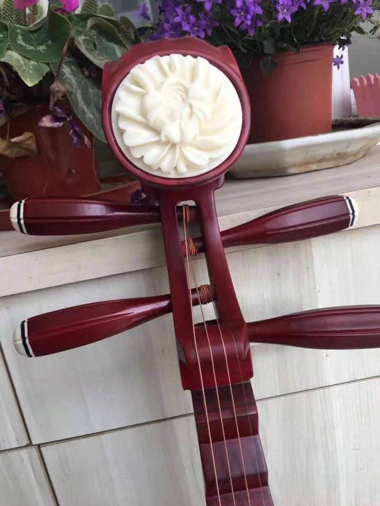 硬木骨花成人琵琶  赠送琴包 指甲 胶布 ...