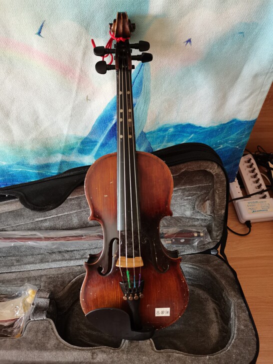 幼儿园小朋友可用学习款小提琴。  低价出售...