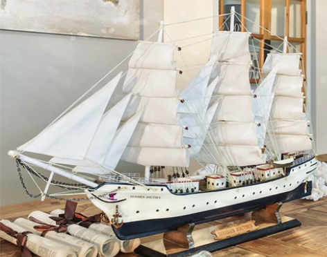 欧式芬兰白天鹅号帆船拼装模型  一帆风顺船...