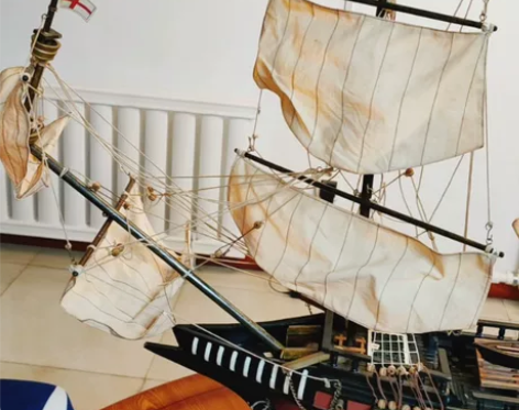 手工帆船摆件 感兴趣的话点“我想要”和我私...