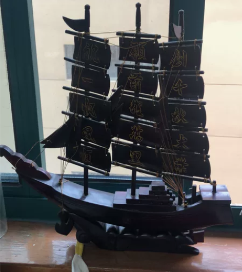 木质家居摆设客厅模型帆船 材质：木 风格：...