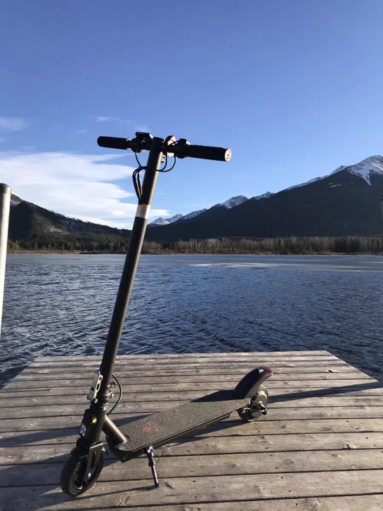 便捷阿尔郎超轻折叠电动滑板车成年小型便携代...