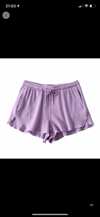 美式复古华夫格高腰休闲运动瑜伽短裤 ins...