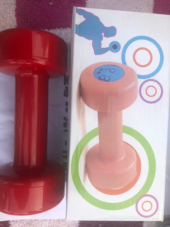 闹钟哑铃，举重闹钟，创意礼品，全新未开封