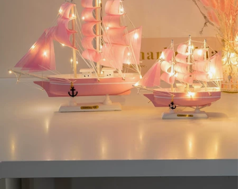 帆船模型摆件寓意@@##一帆风顺@@##礼...