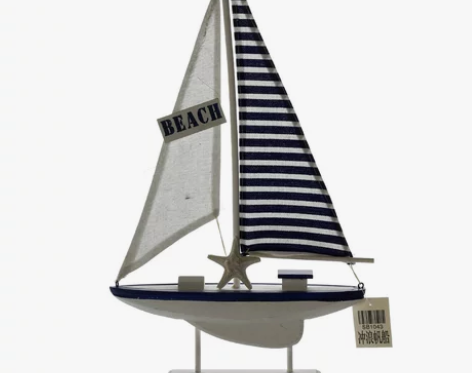 Snnei 阳光海岸冲浪帆船模型摆件 地中...