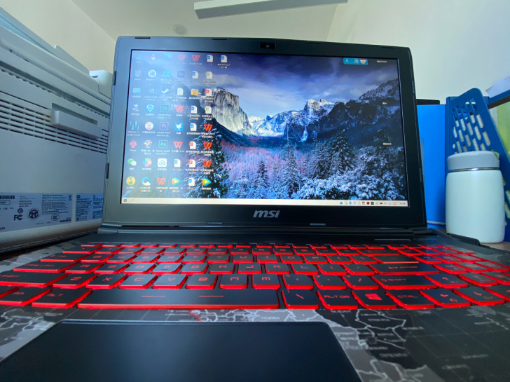 自用微星gL62m，7代标压四核i5加10...