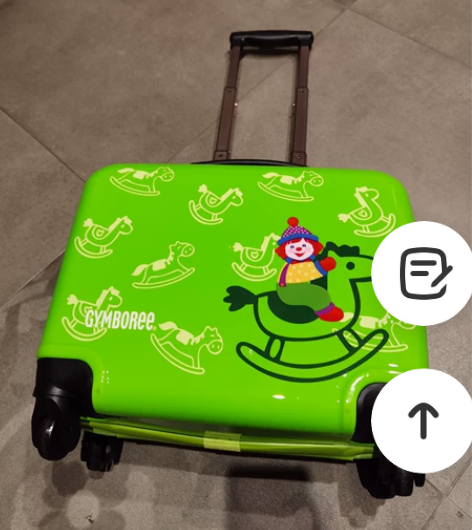 95成新 儿童行李箱 登机箱 转手原因：箱...