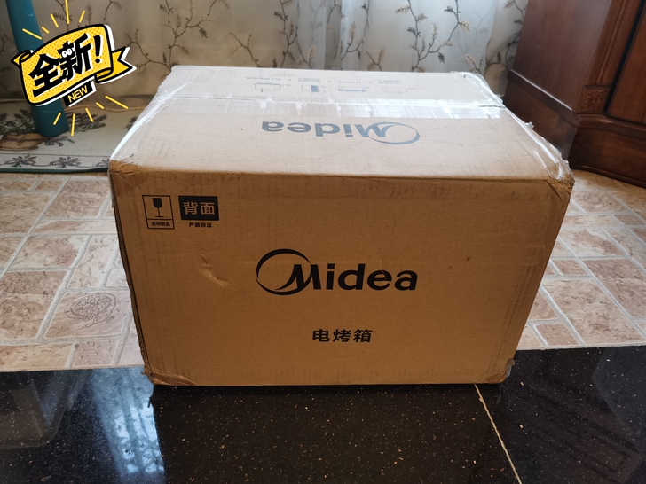 全新未拆封美的PT12B0电烤箱,可爱小清...