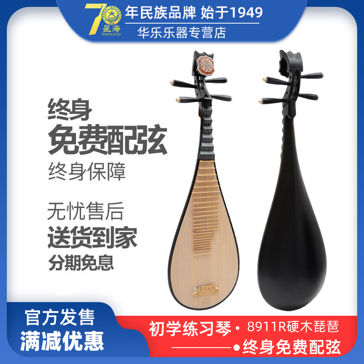 北京星海琵琶8911R琵琶乐器初学者练习考...