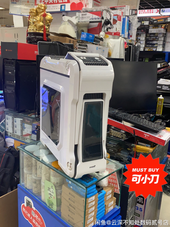 游戏悍将机箱白色机箱电脑机箱ATX机箱大机...